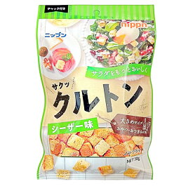 ニップン サラダをもっとおいしく クルトン シーザー味 30g 大きめサイズ nippn サラダ シーザーサラダ トッピング コーンスープ スープ おやつ おつまみ ダイエット 糖質制限 人気 レトルト インスタント ホームパーティー 簡単調理 即食 時短食