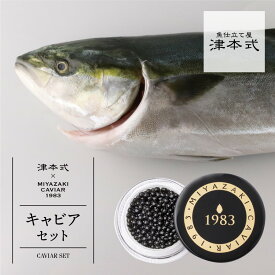 津本光弘本人仕立て究極の血抜きへべすぶり×MIYAZAKI CAVIAR 1983 (6g）送料無料 宮崎県から発送 津本式 血抜き 鮮魚 メディア 鮮魚革命 「 著書 究極の血抜き 津本式 」で紹介 刺身 youtube 人気