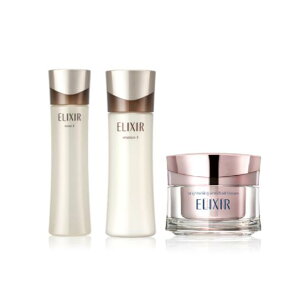SHISEIDO 資生堂 ELIXIR エリクシール アドバンスド ローションT+エマルジョンT+ブライトニング エンリッチド クリーム