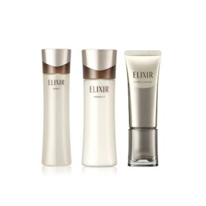 SHISEIDO 資生堂 ELIXIR エリクシール アドバンスド ローションT+エマルジョンT+エステティックエッセンス AD