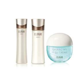 SHISEIDO　資生堂　ELIXIR エリクシール アドバンスド ローションT+エマルジョンT+バランシング　みずクリーム