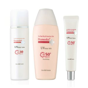 Promedial �v�����f�B�A�� UV�v���e�N�g�~���N 80g+UV�v���e�N�g���[�V���� 30ml+UV�v���e�N�g�G�b�Z���Xa 30g ���Ă��~�� �Z�b�g