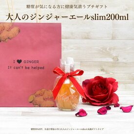 大人のジンジャーエールSlim 200ml 送料無料(沖縄を除く)【ギフト】