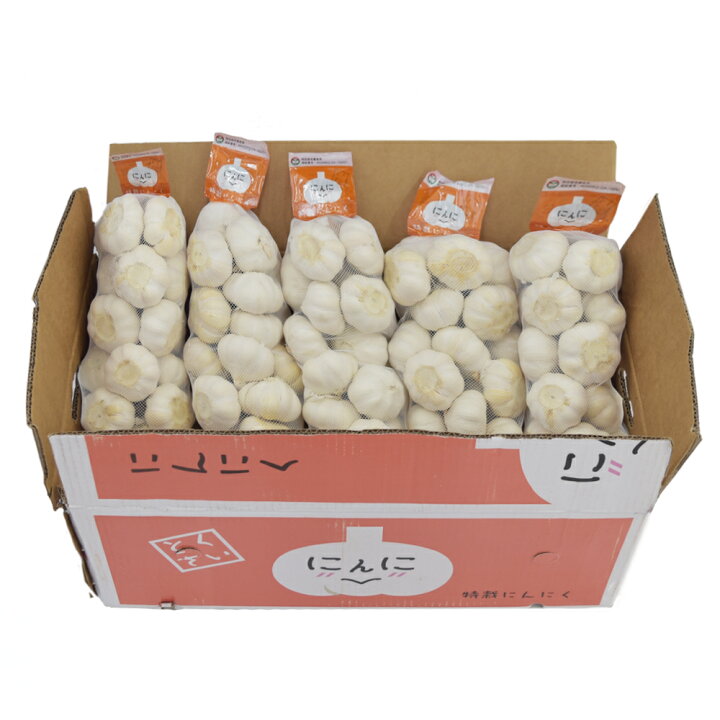 楽天市場】特栽にんにく 1kg×10ネット 中国産（嘉定種ホワイトにんにく 