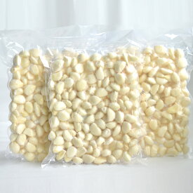 冷蔵 中国産 ムキにんにく 大粒サイズ 1kg×3パック 真空パック