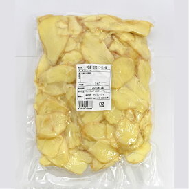 冷凍 皮付きスライス生姜 1kg×1パック 中国産