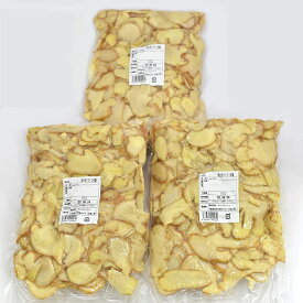 冷凍 皮付きスライス生姜 1kg×3パック 高知県産 一次加工品