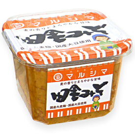 マルシマ 田舎みそ 味噌 国産大麦麹 国産大豆 リニューアル品 800g