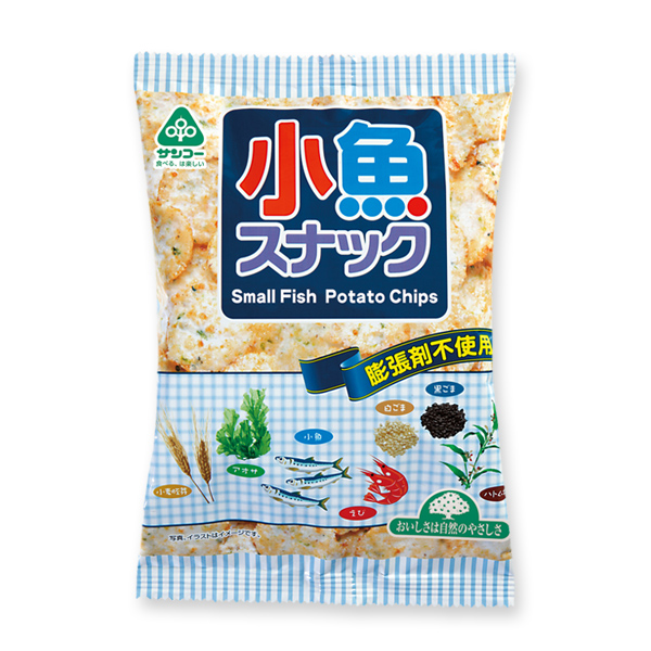 日本 小魚の香ばしい味わい サンコー 激安大特価 小魚スナック 55g