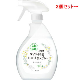 【22%OFFクーポン配布中】ファンス 消臭スプレー 除菌スプレー 99%除菌 第一石鹸 すっきり消臭 日本製 24時間抗菌 ほんのりグリーンの香り 衣料品 布製品 臭い消し ニオイケシ すっきり消臭 2個セット
