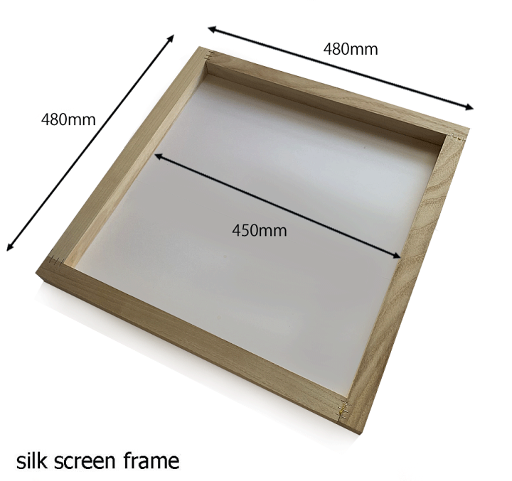 楽天市場】[48×48cm]シルクスクリーン木枠 ナイロン100メッシュ