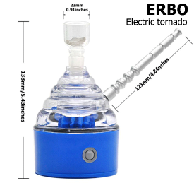 水流を科学した斬新な水パイプ　ERBO　電池付き　ボング