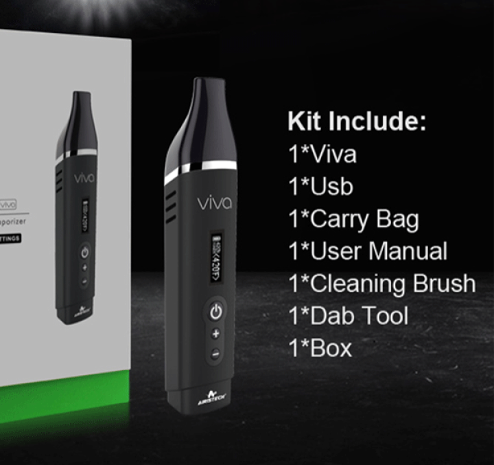 楽天市場】デジタルハーブヴェポライザーAIRISTECH-VIVAブラック