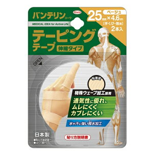 a oeR[ e[sOe[v Lk^Cv 25mm×4.6m x[W 2{ (肭сEwp)