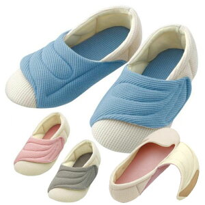 ワイドベルトワッフル(2229) 【9E相当】室内用シューズ 男女共用 あゆみ 徳武産業