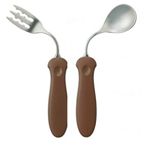 曲げて使えるステンレス【スプーン + フォークセット】曲げれるスプーン　曲げれるフォーク　ベーシック　スケーター