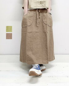 【TIGRE BROCANTE】Round Pocket Ribbon Skirt / SK-102-F41