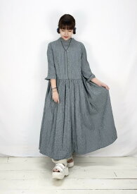 【Gauze#】バンピーコットンワンピース / G1194