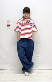 【快晴堂】スキッパー半袖Tシャツ / 62C-51