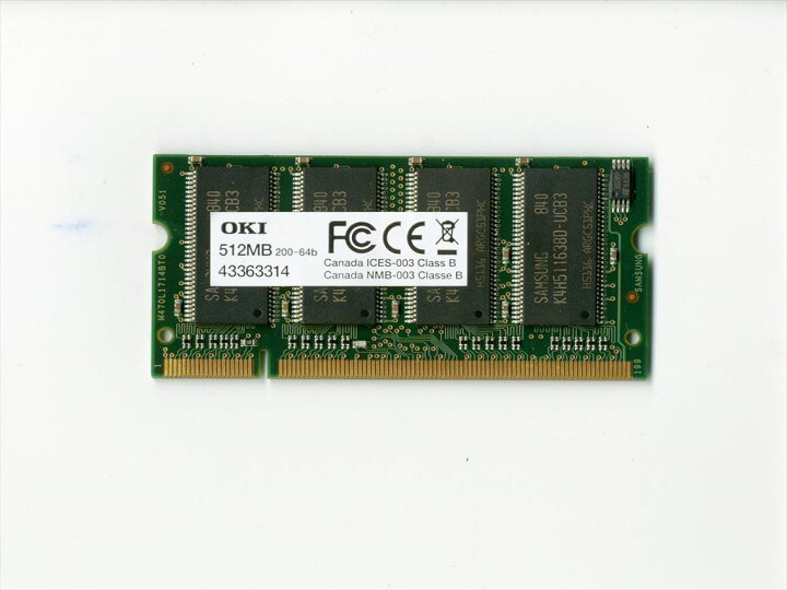 楽天市場】MEM512C OKI 512MB増設メモリ COREFIDO C830dn／C8800dn用 
