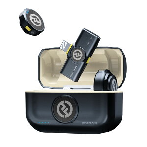 Hollyland Lark M2 Mobile Lightning Ver. CXxA}CNzVXe VC`R[ oCLightningo[W Lark M2 with Lightning Plug(DuoAShine Charcoal)