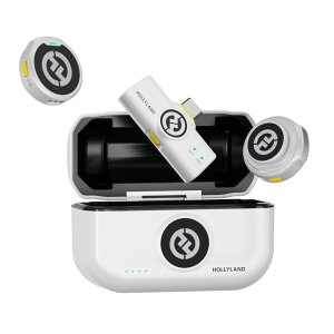 Hollyland Lark M2 Mobile USB-C Ver. CXxA}CNzVXe AC{[zCg oCUSB-Co[W Lark M2 with USB-C Plug (DuoAIvory White)