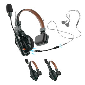 Hollyland Solidcom C1 Pro In-Ear Version-3S Solidcom C1 Pro 3人用(マスター1台リモート2台) インイヤーVer. ワイヤレスインカム