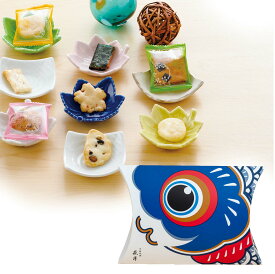 帰省土産|いろどりBOX　鯉のぼり柄 52g入り|プチギフト あられ おかき せんべい 個包装 子供 京都 季節限定 期間限定 イベント 和菓子 母の日 母の日ギフト 帰省土産 お手土産 こどもの日 子供の日