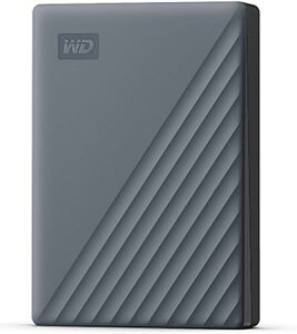 �E�G�X�^���f�W�^��(Western Digital) WD �|�[�^�u��HDD 4TB USB3.0 �O���[ My Passport USB-C USB-C��USB-A���Ή� �Í��� �p�X���[�h�ی� �O�t���n�[�h�f�B�X�N / ���[�J�[3�N�ۏ� WDBRMD0040BGY-WESN