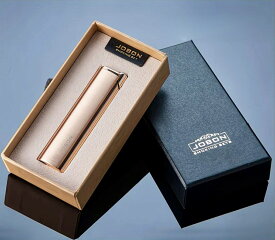 ジョッボンガスライター ターボ 薄型亜鉛合金材質メタルボディ ガス充填式 防風 持ち運び簡単　おしゃれ スリムデザイン メンズ プレゼント ギフトBOX付き シルバー ゴールド ブラック クラシック3色