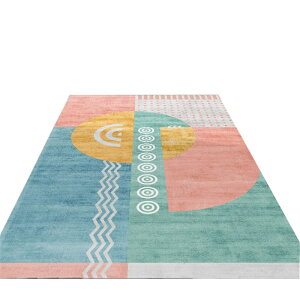 160*230CM 北欧風 大面積 タイルラグ 洗える ラグマット 滑り止め 玄関マット ラグラグ カーペット おしゃれ オールシーズン ラグ ベッドルームリビングルームベッドルーム ラグマット 厚手