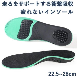 インソール 扁平足 アーチサポート 衝撃吸収 疲れない 土踏まず 歩く 立つ 走るをサポートする 立ち仕事 スポーツ 中敷き 人体工学 美姿勢キープ 低反発クッション 軽薄 通気性 抗菌防臭 防