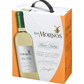 ロス・モリノス アイレン ベルデホ / フェリックス・ソリス 白 BIB バッグインボックス 3000ml スペイン バルデペーニャス 白ワイン コンビニ受取対応商品 ヴィンテージ管理しておりません、変わる場合があります お酒 母の日 プレゼント
