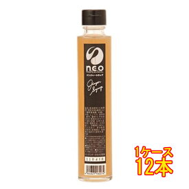 n.e.o ネオプレミアムジンジャーシロップ 200ml 12本 瓶 友桝飲料 佐賀県 シロップ ケース販売 お酒 母の日 プレゼント