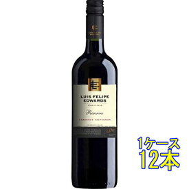 レセルバ カベルネ・ソーヴィニヨン / ルイス・フェリペエドワーズ 赤 750ml 12本 チリ コルチャグア・ヴァレー 赤ワイン コンビニ受取対応商品 ヴィンテージ管理しておりません、変わる場合があります ケース販売 お酒 父の日 プレゼント