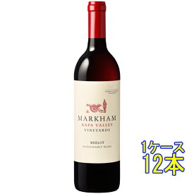 マーカム メルロー 赤 750ml 12本 アメリカ合衆国 カリフォルニア ナパ・ヴァレー 赤ワイン コンビニ受取対応商品 ヴィンテージ管理しておりません、変わる場合があります ケース販売 お酒 父の日 プレゼント