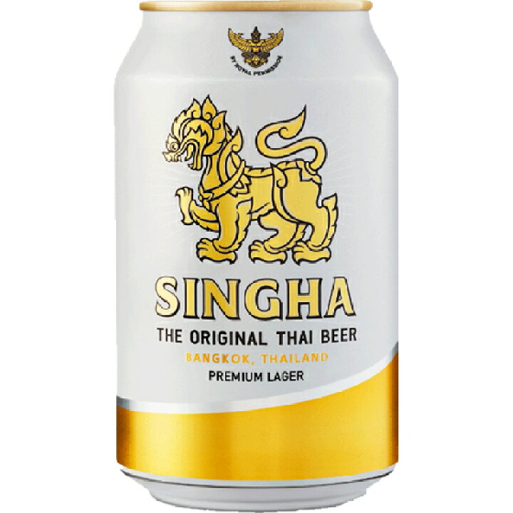 楽天市場】シンハー Singha 缶 330ml 24本 タイビール クラフトビール 