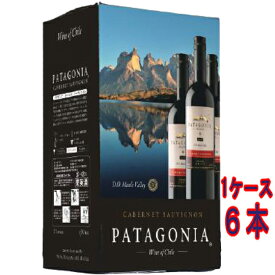 パタゴニア カベルネ・ソーヴィニヨン 赤 BIB バッグインボックス 2000ml 6本 チリ マウレ・ヴァレー 赤ワイン コンビニ受取対応商品 本州のみ送料無料 ヴィンテージ管理しておりません、変わる場合があります ケース販売 お酒 父の日 プレゼント