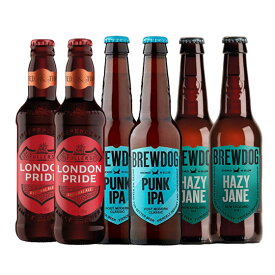 おすすめ海外ビールセット イギリス編 フラーズ ブリュードッグ 3種6本セット 飲み比べ 本州のみ送料無料 楽ギフ_のし お酒 母の日 プレゼント