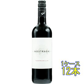 ノストラーダ テンプラニーリョ 赤 750ml 12本 スペイン タラゴナ 赤ワイン ケース販売 コンビニ受取対応商品 ヴィンテージ管理しておりません、変わる場合があります お酒 父の日 プレゼント