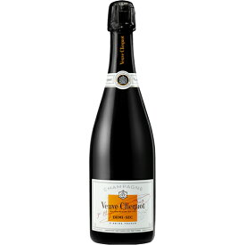 ヴーヴ・クリコ ホワイトラベル ドゥミ・セック 白 発泡 750ml 正規品 フランス シャンパーニュ シャンパン スパークリングワイン コンビニ受取対応商品 ヴィンテージ管理しておりません、変わる場合があります お酒 父の日 プレゼント
