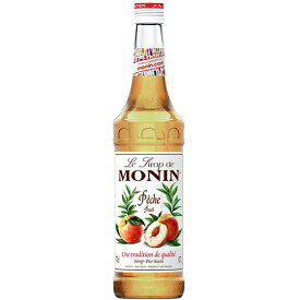 MONIN ピーチ シロップ 700ml モナン ノンアルコールシロップ リキュール コンビニ受取対応商品 お歳暮 プレゼント