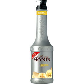 MONIN バナナ フルーツピューレミックス 1000ml プラボトル モナン ノンアルコールシロップ スムージー フローズンカクテル コンビニ受取対応商品 お歳暮 プレゼント