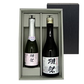 【正規販売店】獺祭 純米大吟醸 スパークリング45 360ml ＆ 純米大吟醸45 720ml ギフトボックス入り 山口県 獺祭 日本酒 送料無料 クール便 発泡にごり酒 シャンパン瓶 お酒 ホワイトデー プレゼント