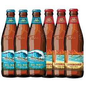 おすすめ海外ビールセット ハワイ編 コナビール ビッグウェーブ ゴールデンエール ロングボード アイランド ラガー 2種6本セット 飲み比べ 本州のみ送料無料 楽ギフ_のし お酒 お歳暮 プレゼント