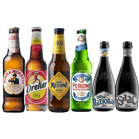 おすすめ海外ビールセット イタリア編 モレッティー ドレハー メッシーナ ペローニ バラデン 6本セット 飲み比べ 本州のみ送料無料 楽ギフ_のし お酒 お歳暮 プレゼント