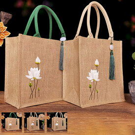 デザインバッグ キャンバス デイパック バッグ レディースバッグ トートバッグ ナチュラル 蓮の花 送料無料