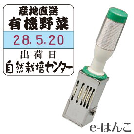 【サンビー】【ゴム印】テクノタッチデーター角型 30角（30×30mm） 日付印 データ印 デート印 【店頭受取対応商品】【YOUNG zone】【HLS_DU】