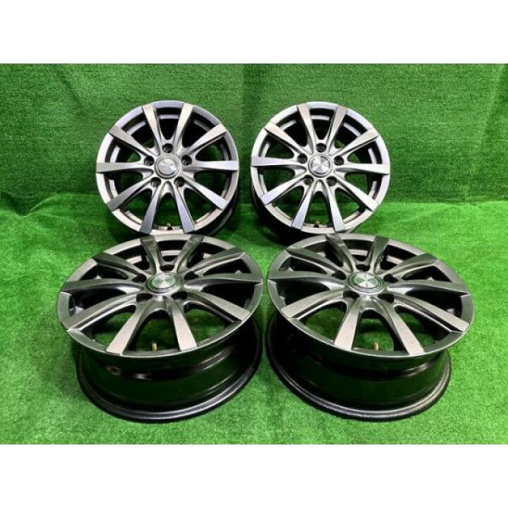 楽天市場】【中古】 社外 GRASS15ｲﾝﾁ 6J 5穴 4本 114.3 +53 ホイール 