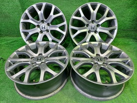【中古】 ホンダ HONDA 純正 ホンダ純正 RB4 オデッセイ 18インチ 7J 5穴 4本 114.3 +55 ホイール アルミ ガンメタ